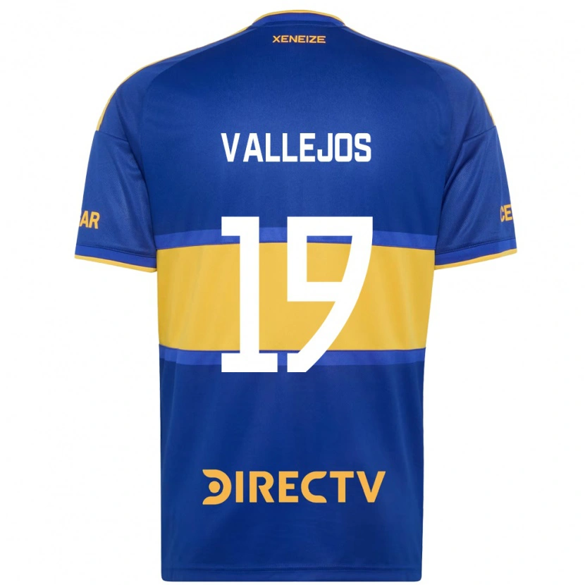 Danxen Børn Fabiana Vallejos #19 Kongelig Blå Gul Hjemmebane Spillertrøjer 2026/27 Trøje T-Shirt