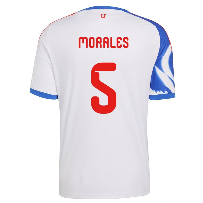 Danxen Børn Mariana Morales #5 Hvid Marineblå Udebane Spillertrøjer 2026/27 Trøje T-Shirt