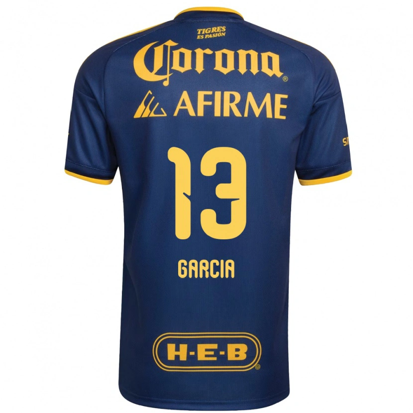 Danxen Børn Miriam Garcia #13 Kongelig Blå Gul Udebane Spillertrøjer 2026/27 Trøje T-Shirt