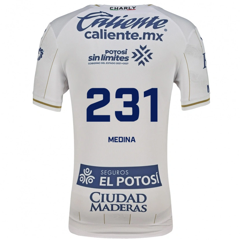 Danxen Børn Gabriel Medina #231 Hvid Blå Udebane Spillertrøjer 2026/27 Trøje T-Shirt