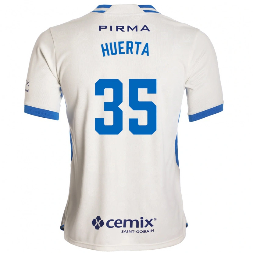Danxen Børn Renata Huerta #35 Hvid Blå Rød Udebane Spillertrøjer 2026/27 Trøje T-Shirt