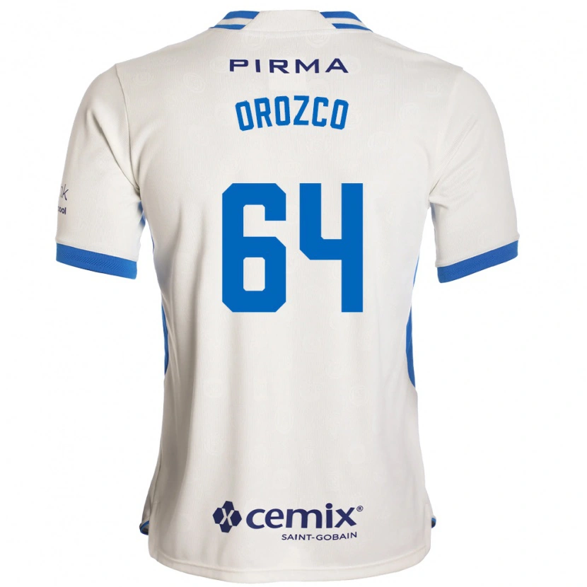 Danxen Børn Fabrizzio Orozco #64 Hvid Blå Rød Udebane Spillertrøjer 2026/27 Trøje T-Shirt