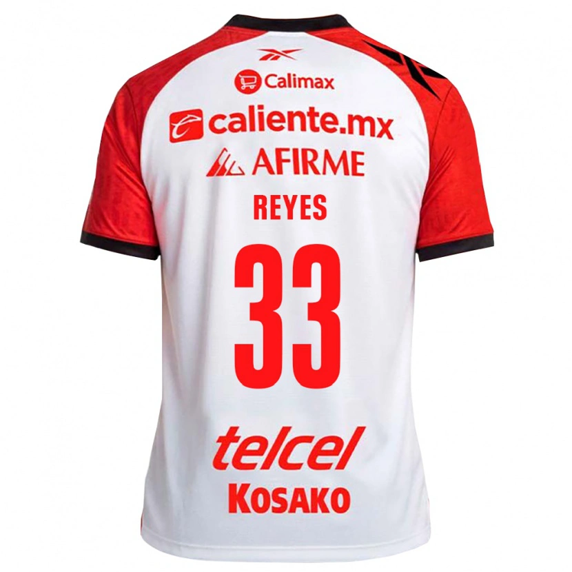Danxen Børn Jazmín Reyes #33 Hvid Sort Rød Udebane Spillertrøjer 2026/27 Trøje T-Shirt