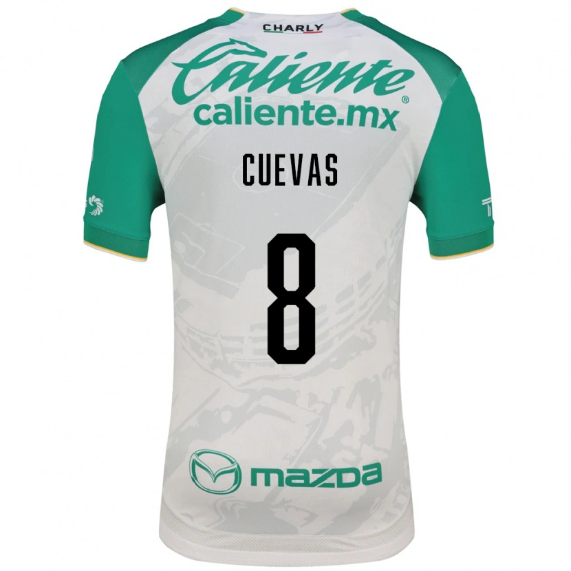 Danxen Børn Lucero Cuevas #8 Lysegrøn Hvid Udebane Spillertrøjer 2026/27 Trøje T-Shirt