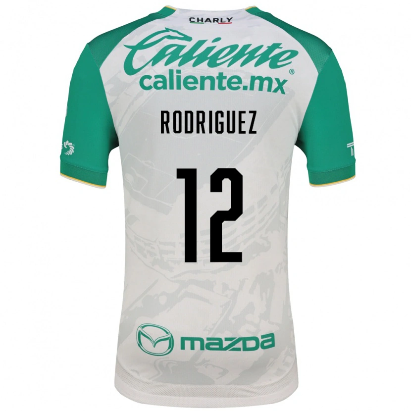 Danxen Børn Lixy Rodríguez #12 Lysegrøn Hvid Udebane Spillertrøjer 2026/27 Trøje T-Shirt