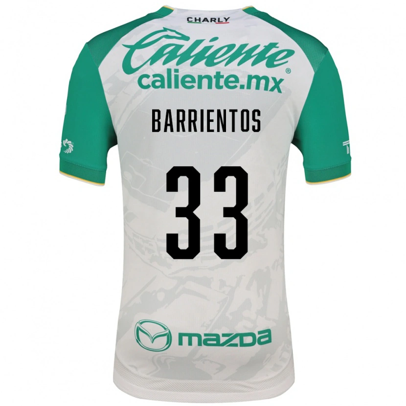 Danxen Børn Yashira Barrientos #33 Lysegrøn Hvid Udebane Spillertrøjer 2026/27 Trøje T-Shirt