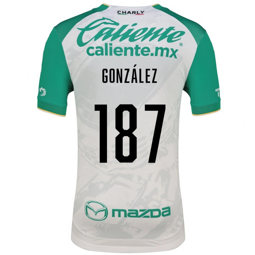 Danxen Børn Milán González #187 Lysegrøn Hvid Udebane Spillertrøjer 2026/27 Trøje T-Shirt