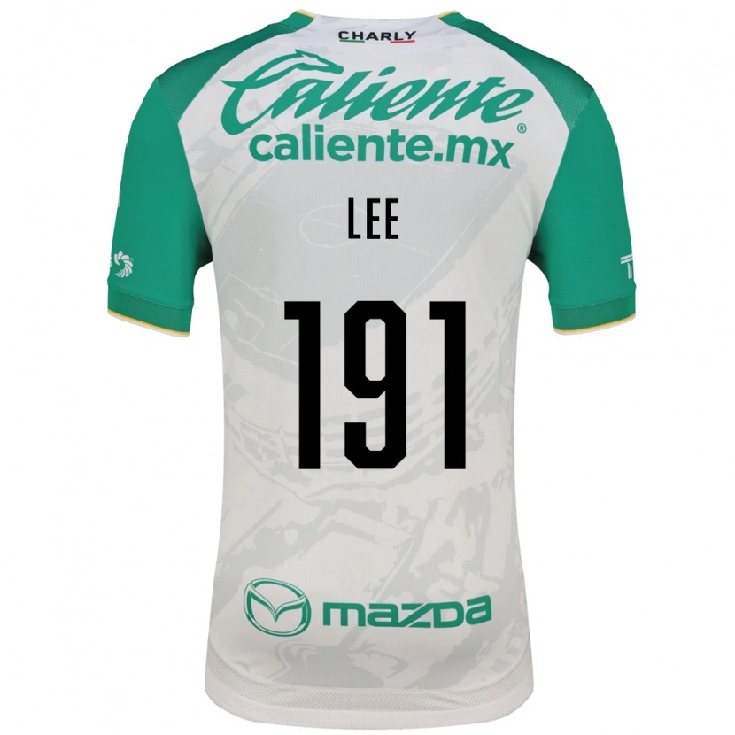 Danxen Børn Luis Lee #191 Lysegrøn Hvid Udebane Spillertrøjer 2026/27 Trøje T-Shirt