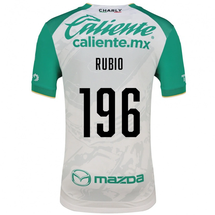 Danxen Børn Jorge Rubio #196 Lysegrøn Hvid Udebane Spillertrøjer 2026/27 Trøje T-Shirt