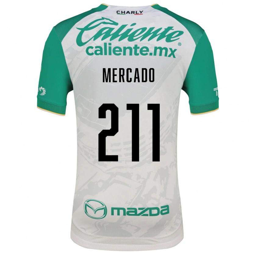 Danxen Børn Diego Mercado #211 Lysegrøn Hvid Udebane Spillertrøjer 2026/27 Trøje T-Shirt