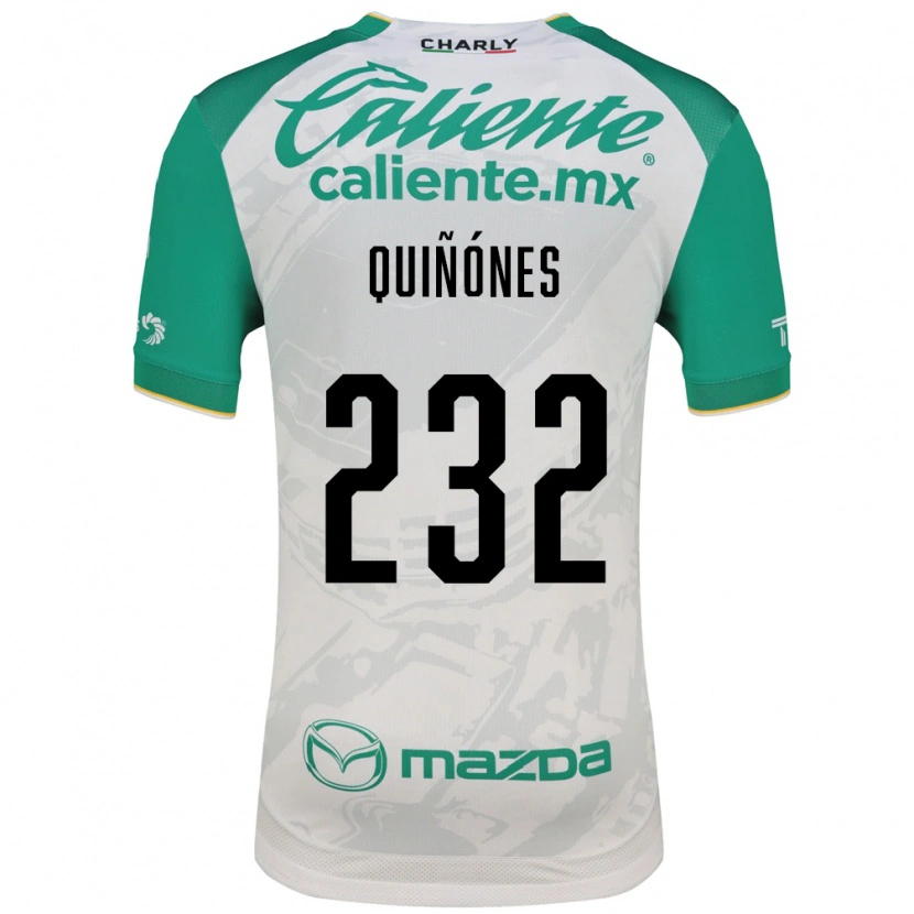Danxen Børn Jorge Quiñónes #232 Lysegrøn Hvid Udebane Spillertrøjer 2026/27 Trøje T-Shirt