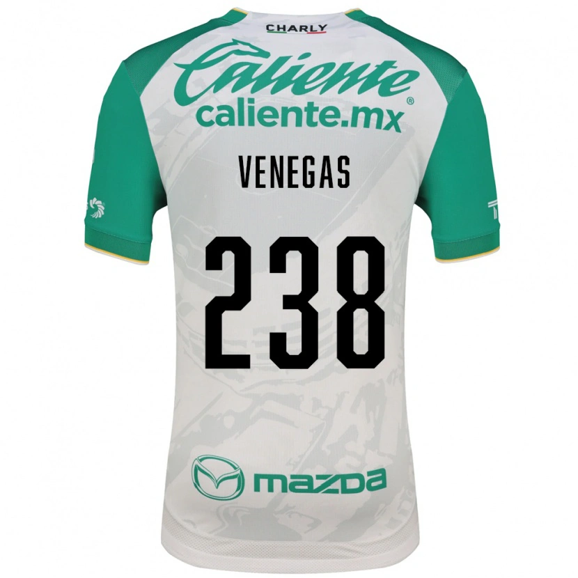 Danxen Børn Luis Venegas #238 Lysegrøn Hvid Udebane Spillertrøjer 2026/27 Trøje T-Shirt