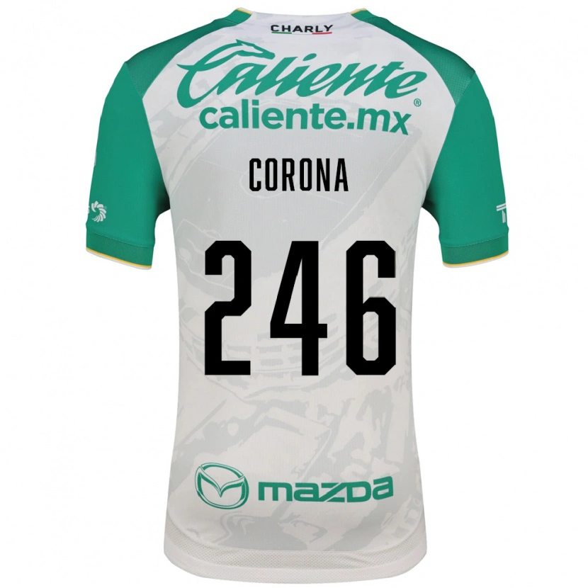 Danxen Børn Michael Corona #246 Lysegrøn Hvid Udebane Spillertrøjer 2026/27 Trøje T-Shirt