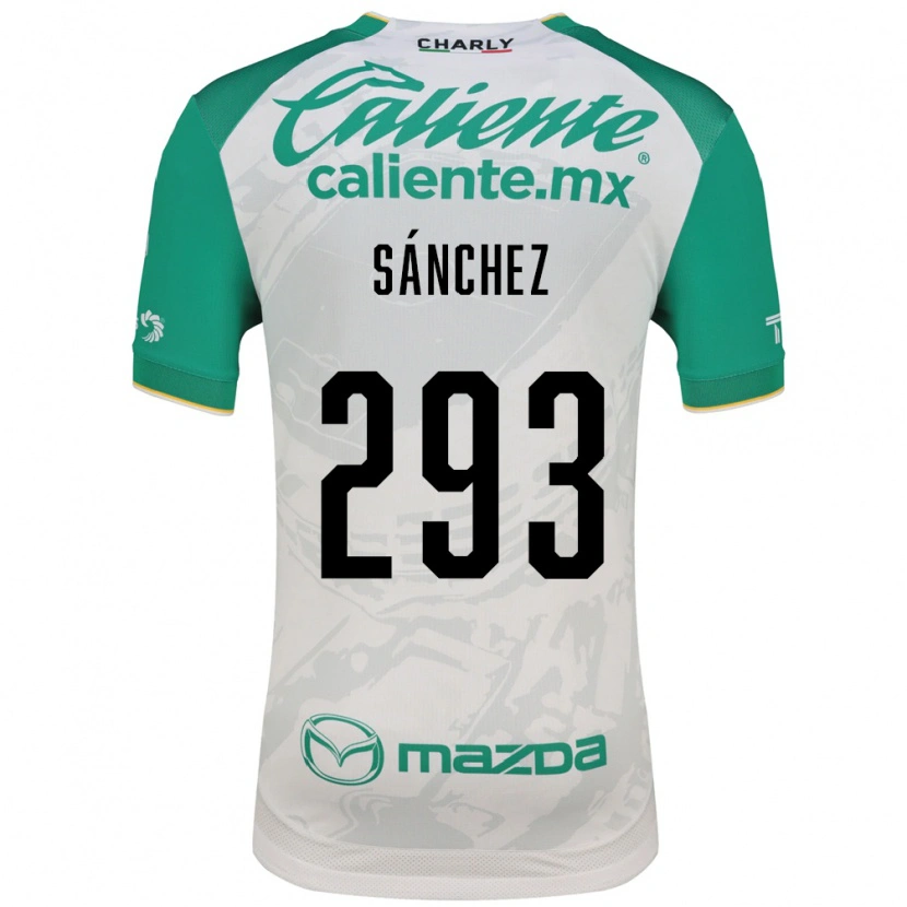 Danxen Børn Christian Sánchez #293 Lysegrøn Hvid Udebane Spillertrøjer 2026/27 Trøje T-Shirt
