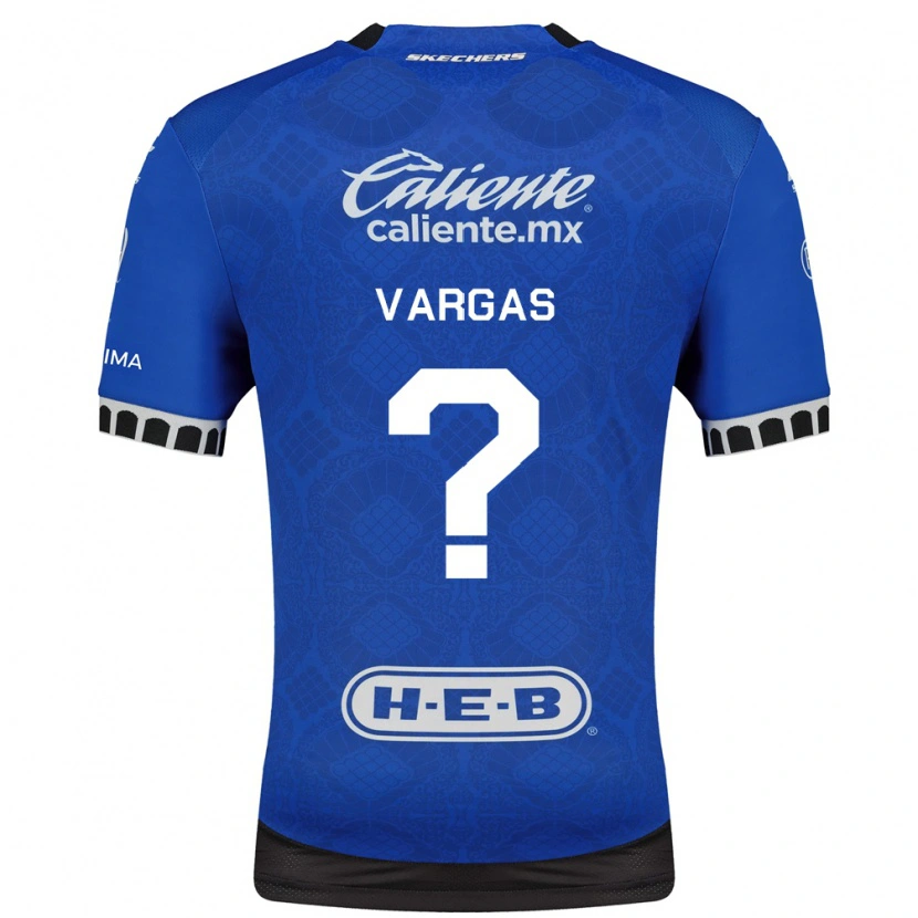 Danxen Børn Leonardo Vargas #0 Kongelig Blå Hvid Sort Udebane Spillertrøjer 2026/27 Trøje T-Shirt