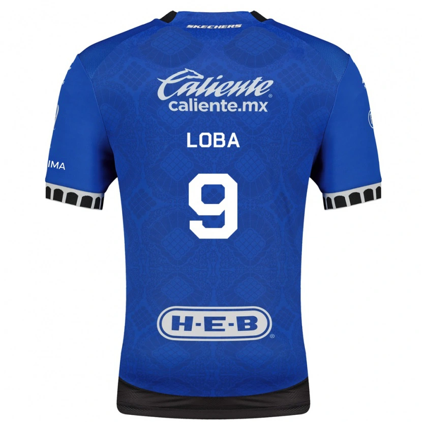 Danxen Børn Aké Loba #9 Kongelig Blå Hvid Sort Udebane Spillertrøjer 2026/27 Trøje T-Shirt