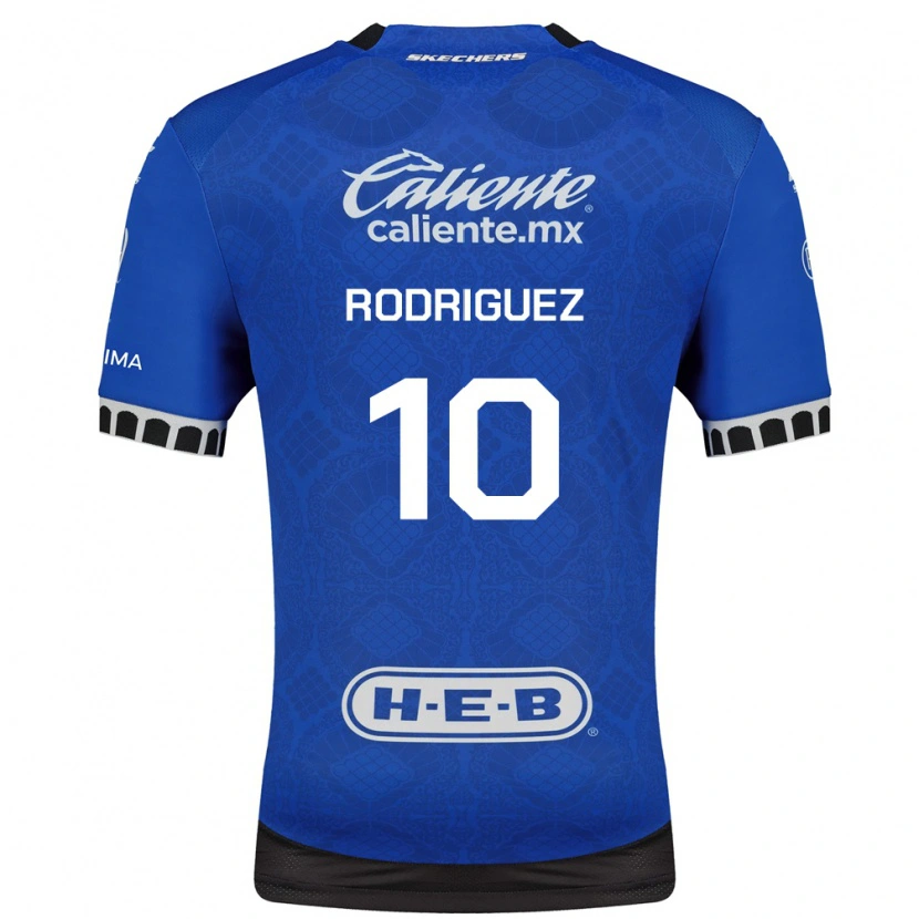 Danxen Børn Lucas Rodriguez #10 Kongelig Blå Hvid Sort Udebane Spillertrøjer 2026/27 Trøje T-Shirt