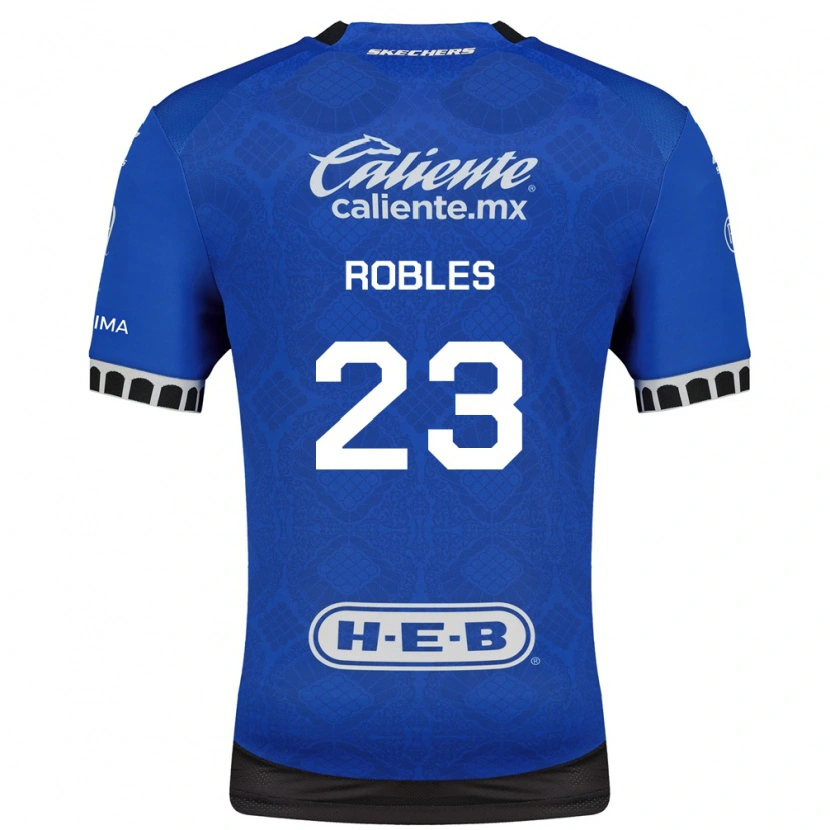 Danxen Børn Juan Robles #23 Kongelig Blå Hvid Sort Udebane Spillertrøjer 2026/27 Trøje T-Shirt