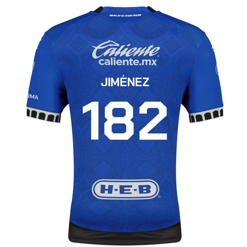 Danxen Børn Carlos Jiménez #182 Kongelig Blå Hvid Sort Udebane Spillertrøjer 2026/27 Trøje T-Shirt