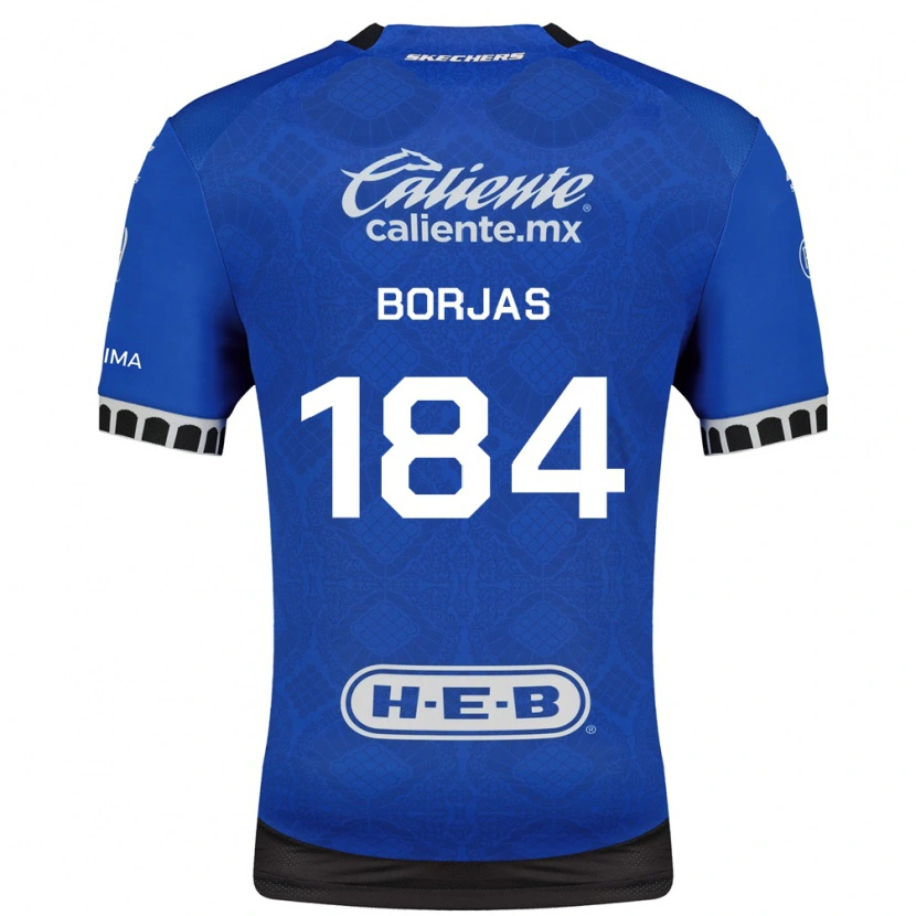 Danxen Børn Daniel Borjas #184 Kongelig Blå Hvid Sort Udebane Spillertrøjer 2026/27 Trøje T-Shirt