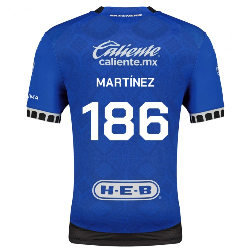 Danxen Børn Leonardo Martínez #186 Kongelig Blå Hvid Sort Udebane Spillertrøjer 2026/27 Trøje T-Shirt