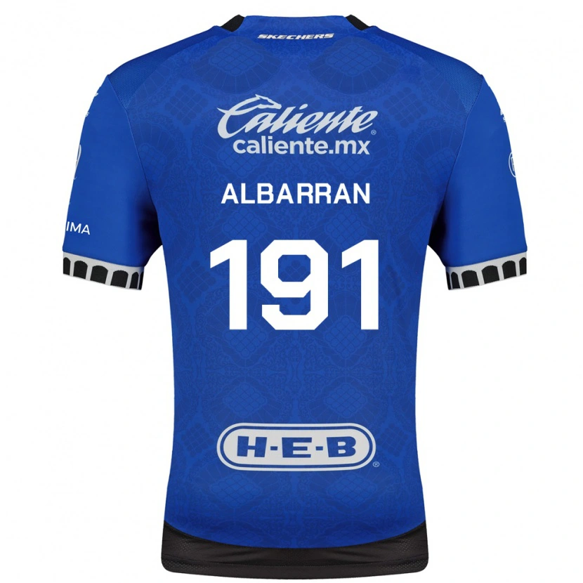 Danxen Børn Emilio Albarran #191 Kongelig Blå Hvid Sort Udebane Spillertrøjer 2026/27 Trøje T-Shirt