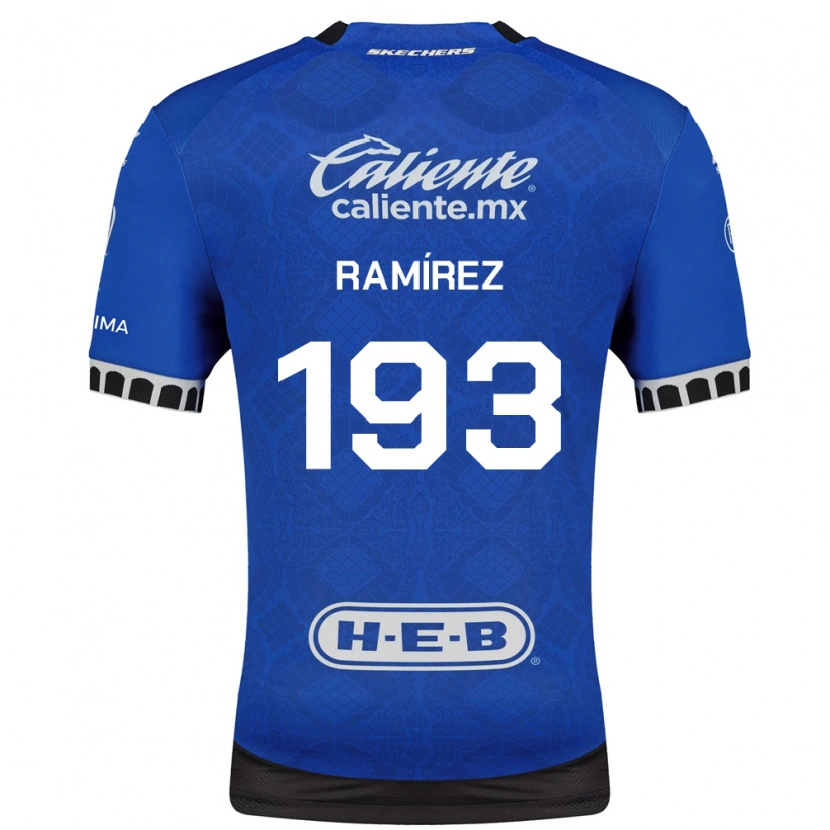 Danxen Børn Ángel Ramírez #193 Kongelig Blå Hvid Sort Udebane Spillertrøjer 2026/27 Trøje T-Shirt