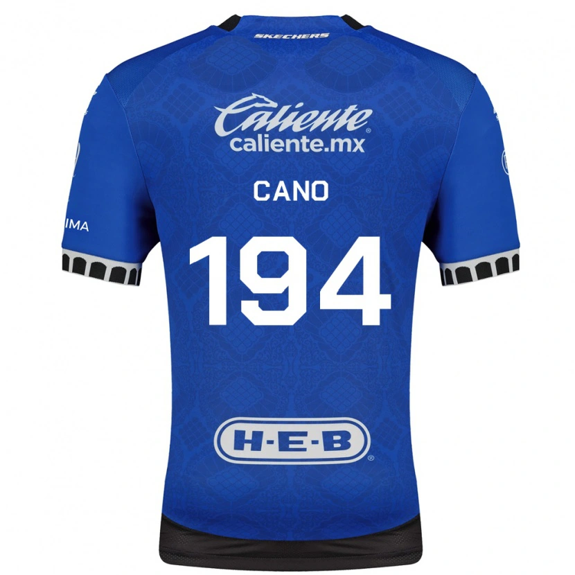 Danxen Børn Juan Cano #194 Kongelig Blå Hvid Sort Udebane Spillertrøjer 2026/27 Trøje T-Shirt