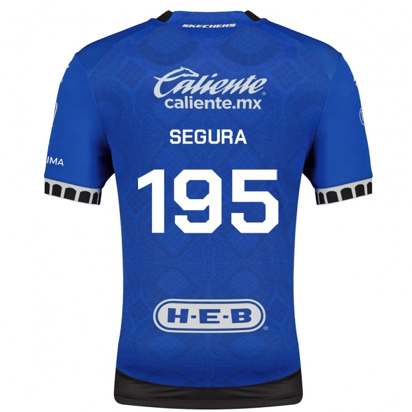 Danxen Børn Rubén Segura #195 Kongelig Blå Hvid Sort Udebane Spillertrøjer 2026/27 Trøje T-Shirt
