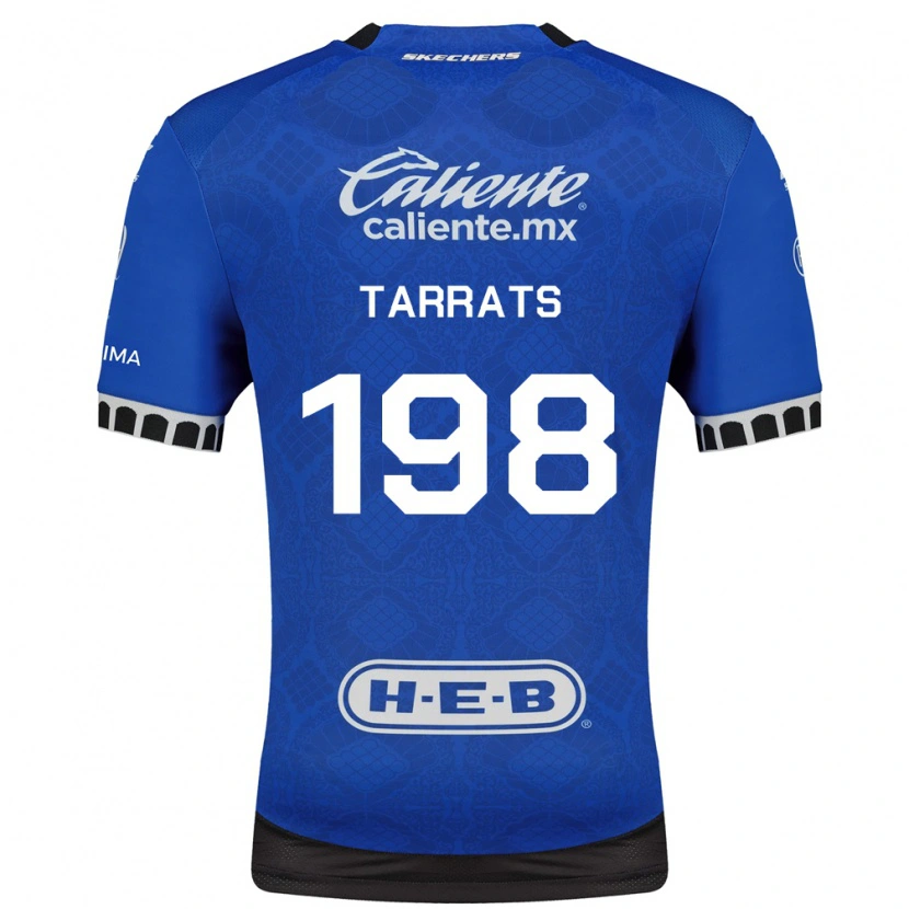 Danxen Børn Iñigo Tarrats #198 Kongelig Blå Hvid Sort Udebane Spillertrøjer 2026/27 Trøje T-Shirt