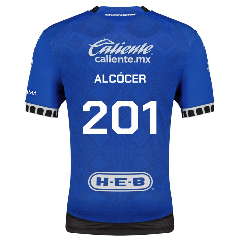 Danxen Børn Julián Alcócer #201 Kongelig Blå Hvid Sort Udebane Spillertrøjer 2026/27 Trøje T-Shirt