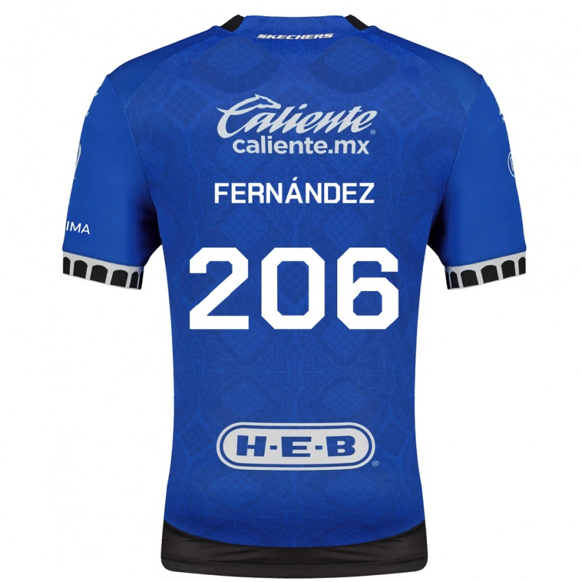 Danxen Børn Erik Fernández #206 Kongelig Blå Hvid Sort Udebane Spillertrøjer 2026/27 Trøje T-Shirt