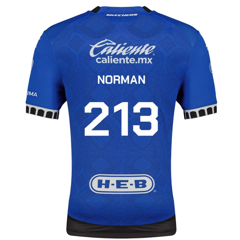 Danxen Børn Humberto Norman #213 Kongelig Blå Hvid Sort Udebane Spillertrøjer 2026/27 Trøje T-Shirt