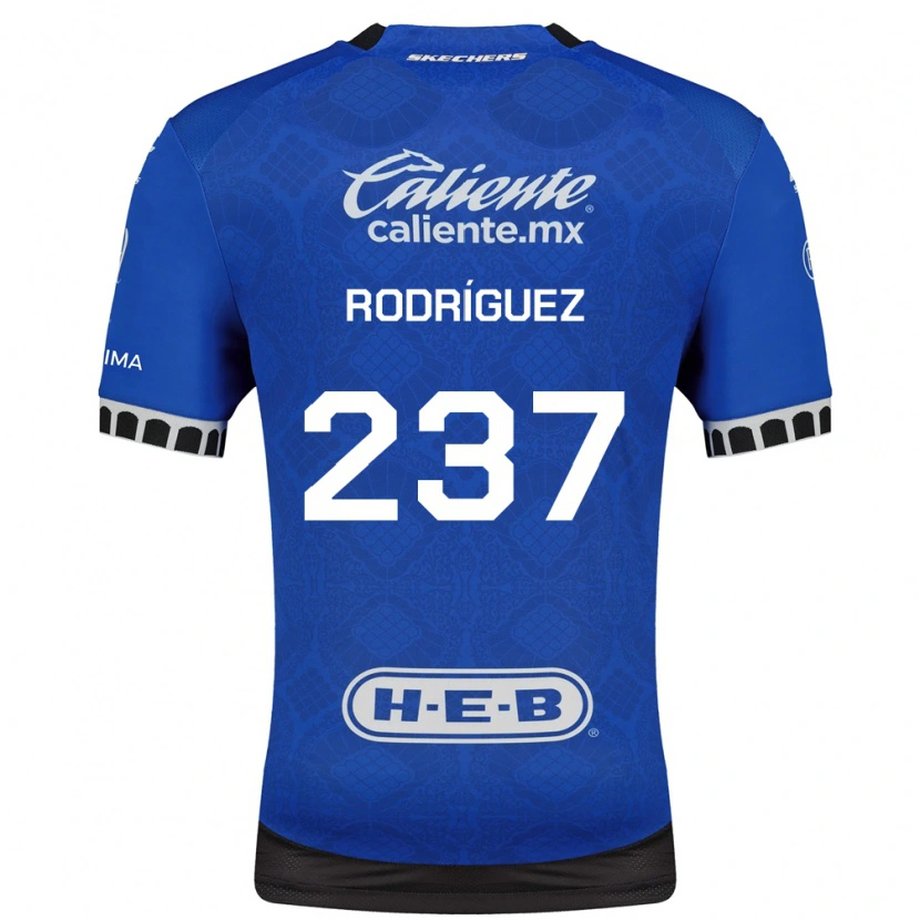 Danxen Børn Nicolás Rodríguez #237 Kongelig Blå Hvid Sort Udebane Spillertrøjer 2026/27 Trøje T-Shirt