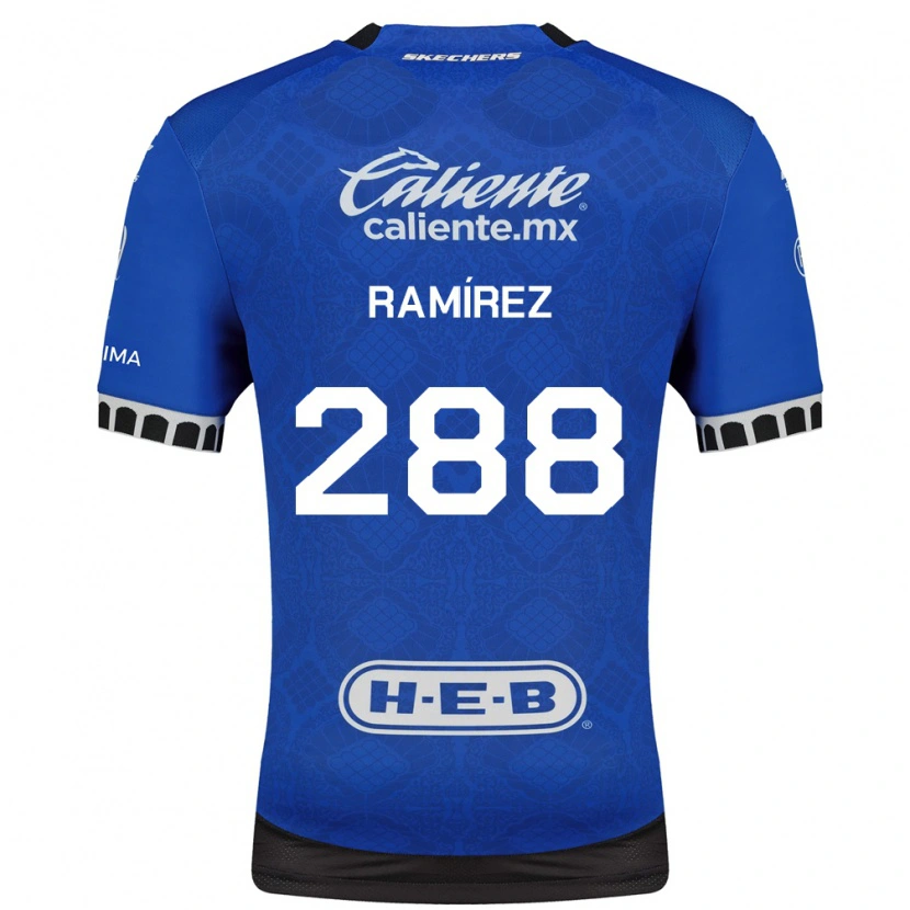 Danxen Børn Santiago Ramírez #288 Kongelig Blå Hvid Sort Udebane Spillertrøjer 2026/27 Trøje T-Shirt