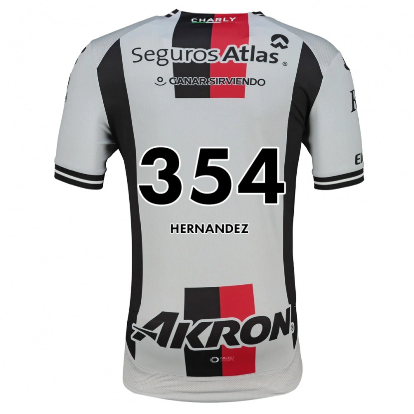 Danxen Børn Daniel Hernández #354 Hvid Rød Sort Udebane Spillertrøjer 2026/27 Trøje T-Shirt