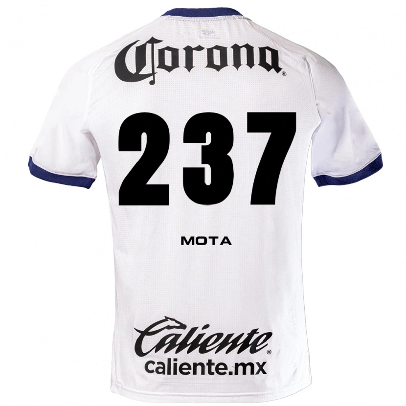Danxen Børn Diego Mota #237 Hvid Blå Sort Udebane Spillertrøjer 2026/27 Trøje T-Shirt