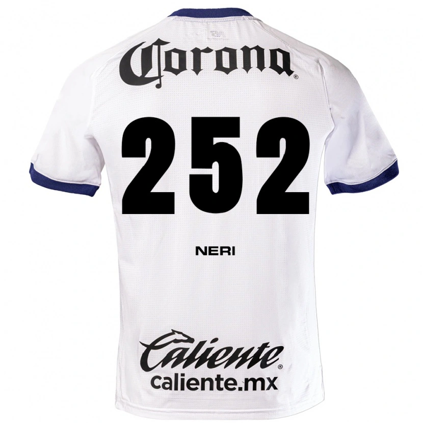 Danxen Børn Luis Neri #252 Hvid Blå Sort Udebane Spillertrøjer 2026/27 Trøje T-Shirt