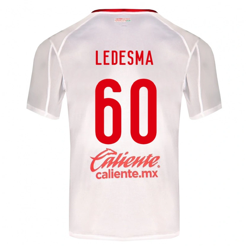 Danxen Børn Luis Ledesma #60 Hvid Grøn Rød Udebane Spillertrøjer 2026/27 Trøje T-Shirt