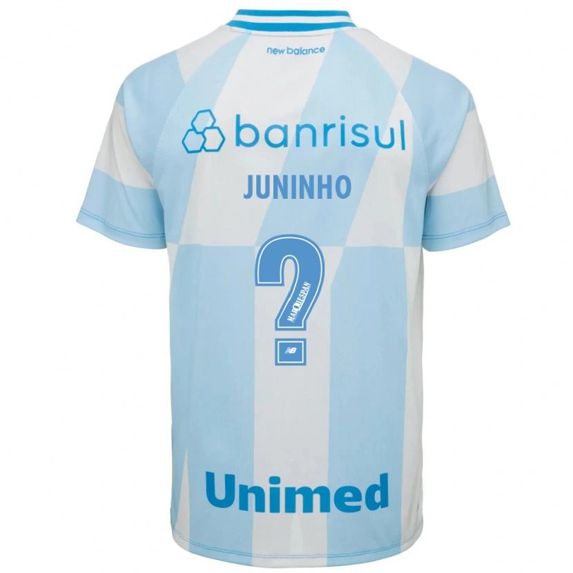 Danxen Børn Juninho #0 Lyseblå Hvid Udebane Spillertrøjer 2026/27 Trøje T-Shirt