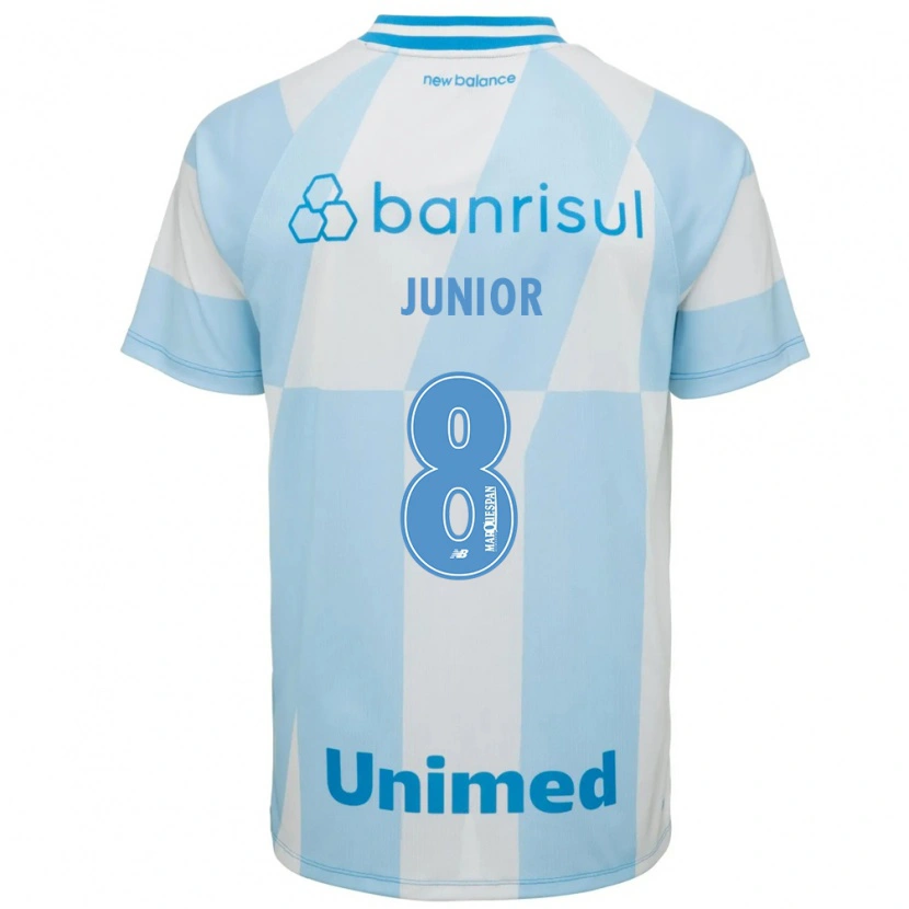 Danxen Børn Artur Junior #8 Lyseblå Hvid Udebane Spillertrøjer 2026/27 Trøje T-Shirt