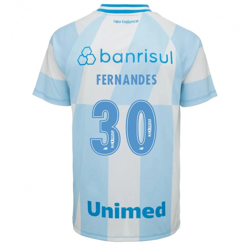 Danxen Børn Raquel Fernandes #30 Lyseblå Hvid Udebane Spillertrøjer 2026/27 Trøje T-Shirt