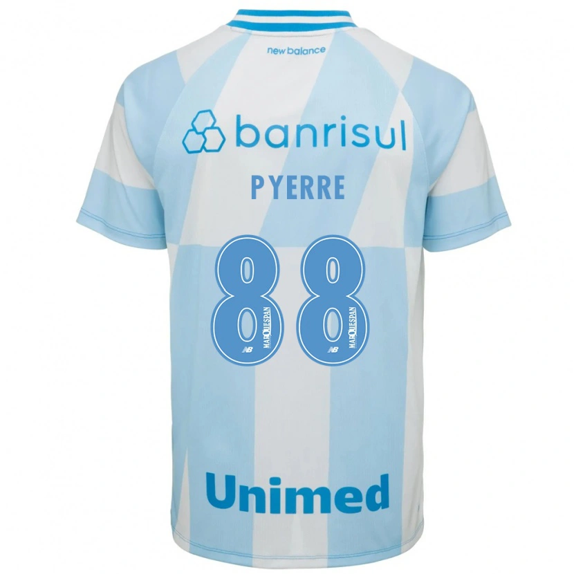 Danxen Børn Jean Pyerre #88 Lyseblå Hvid Udebane Spillertrøjer 2026/27 Trøje T-Shirt