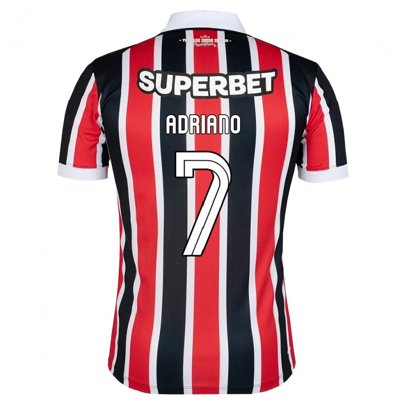 Danxen Børn João Adriano #7 Rød Hvid Sort Udebane Spillertrøjer 2026/27 Trøje T-Shirt
