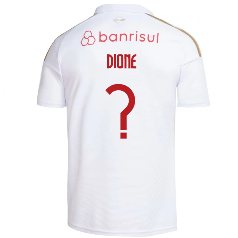 Danxen Børn Dione #0 Hvid Rød Udebane Spillertrøjer 2026/27 Trøje T-Shirt