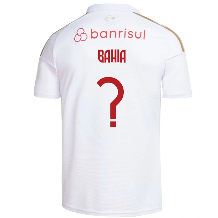 Danxen Børn Guilherme Bahia #0 Hvid Rød Udebane Spillertrøjer 2026/27 Trøje T-Shirt