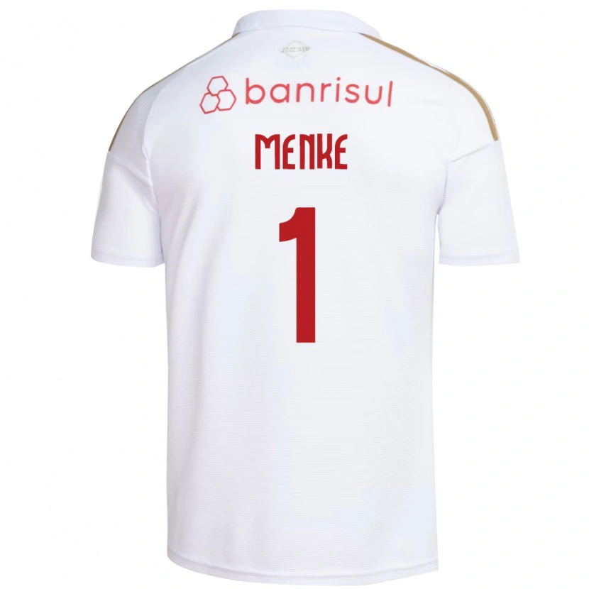Danxen Børn Henrique Menke #1 Hvid Rød Udebane Spillertrøjer 2026/27 Trøje T-Shirt