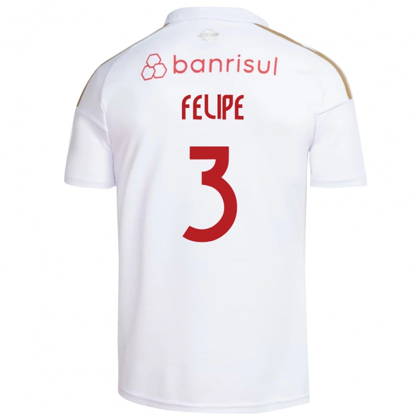 Danxen Børn Gabriel Lara #3 Hvid Rød Udebane Spillertrøjer 2026/27 Trøje T-Shirt