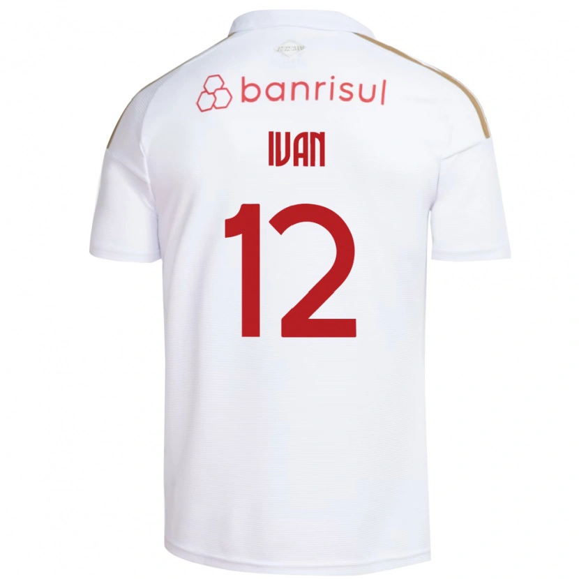 Danxen Børn Ivan #12 Hvid Rød Udebane Spillertrøjer 2026/27 Trøje T-Shirt