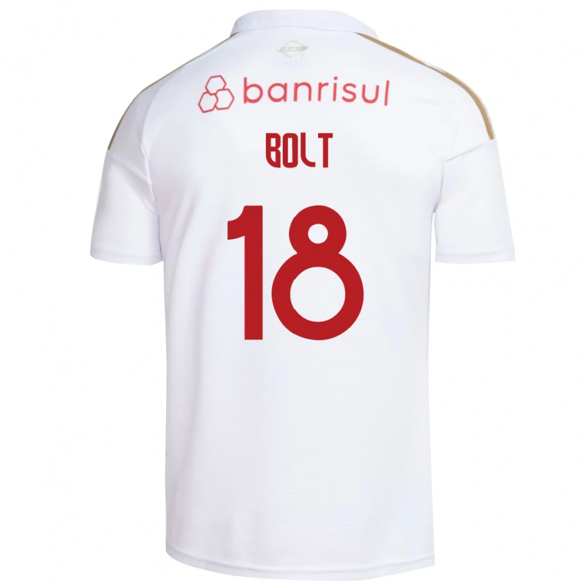 Danxen Børn Tamara Bolt #18 Hvid Rød Udebane Spillertrøjer 2026/27 Trøje T-Shirt